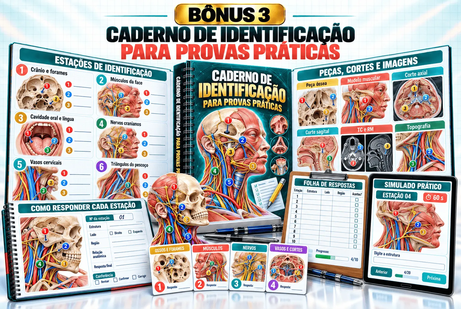 Caderno de Identificação para Provas Práticas